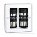 insulated stainless steel travel thermos mug gift set
